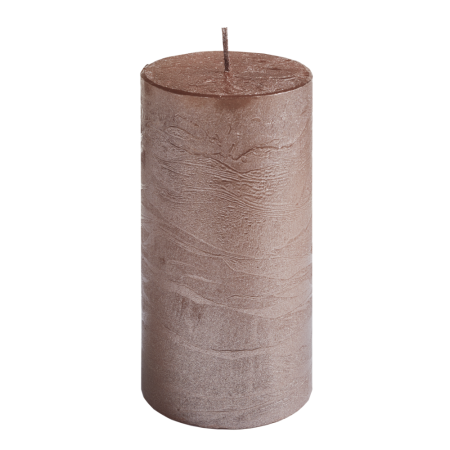 SPAAS Cylindrical candle 70/130 - salmon pink