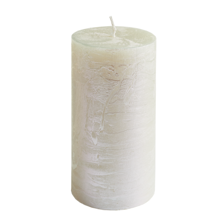 SPAAS Cylindrical candle 70/130 - pearl