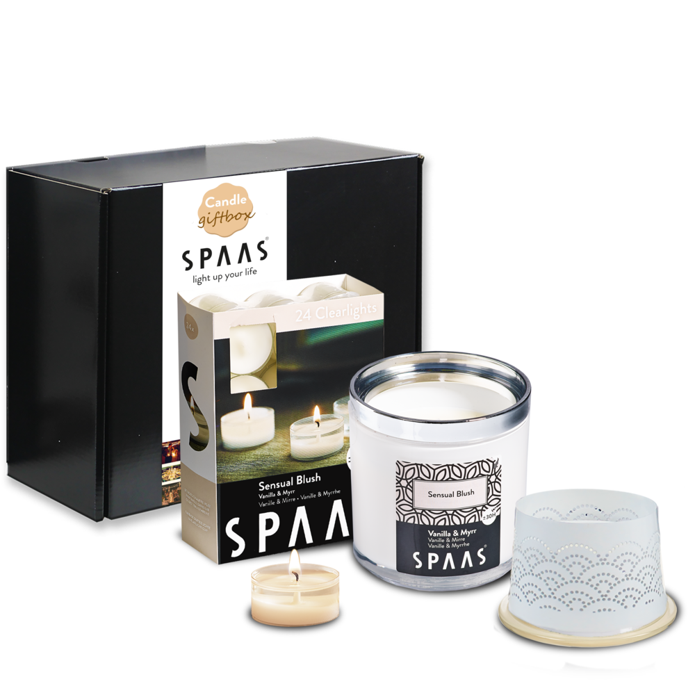 SPAAS Bougies Parfumées Paquet petit - Sensual Blush - paquet