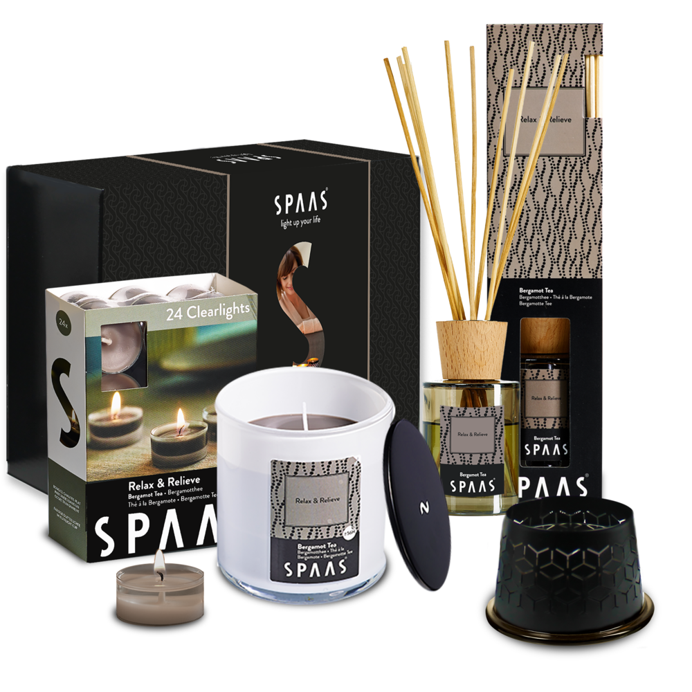 SPAAS Bougies Parfumées Paquet grand - Relax & Relieve