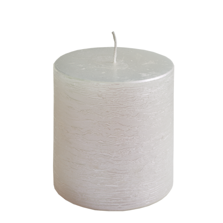 SPAAS Cylindrical candle 100/100 - pearl