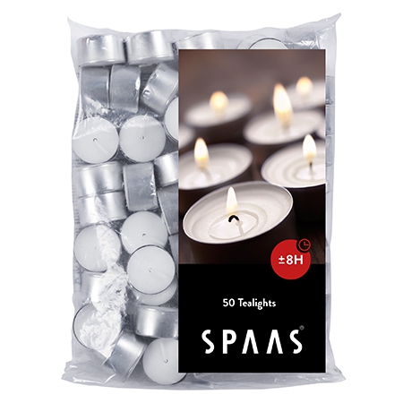 ± 4.5 Hours Spaas 24 Scented Tealights Assorted Colours Wild Orchid 
